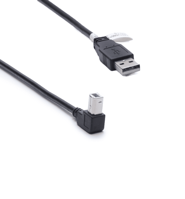 USB-B R/A to USB2.0-A